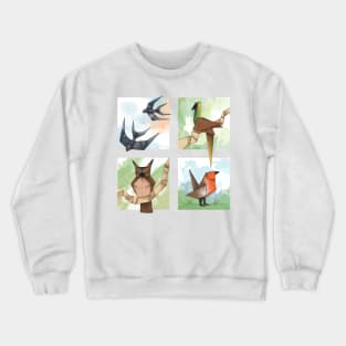 Origami Birds 1 Crewneck Sweatshirt